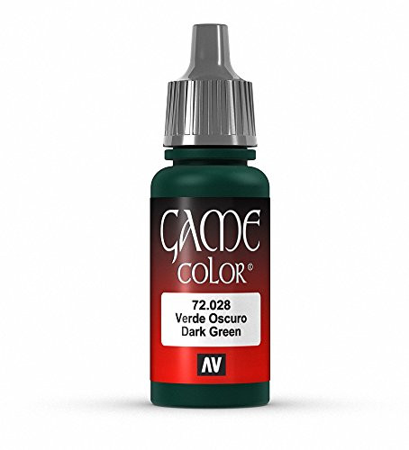 Vallejo Game Color Dark Green Paint 17ml