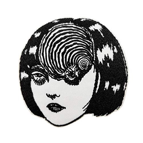 Uzumaki Anime Series Embroidered Iron On Patch Horror Movie Halloween Uzumaki Anime Series Embroidered Iron On Patch Horror Movie Halloween