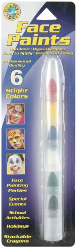 Crafty Dab Face Paint Stackable Crayons - Bright Colors
