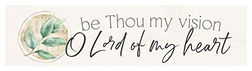 P_ Graham Dunn Be Thou My Vision Vintage Praise 6 x 1_5 Pine Wood Mini Tabletop Sign Plaque