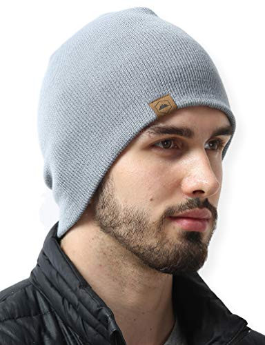 Knit Beanie Winter Hats for Men and Women - Toboggan Cap for Cold Weather - Warm Soft   Stretchy Daily Ribbed Acrylic Stocking Hat - Lightweight   Stylish Ski Skate   Snow Caps