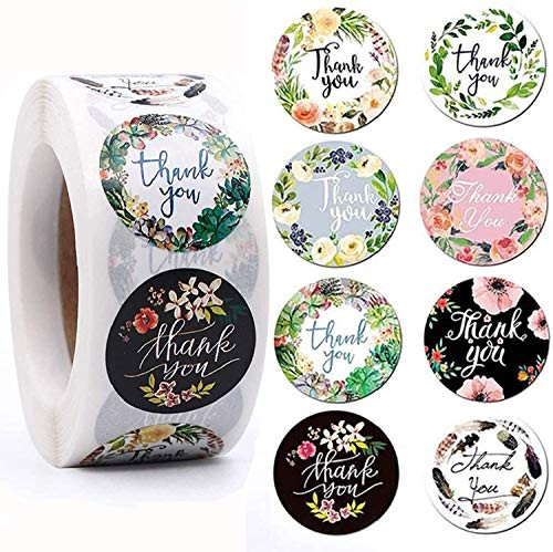Thank You Stickers - 500Pcs Thank You Stickers Roll - 1_5 inch Thank You for Supporting My Small Business Stickers for Boutique Bubble Mailers Bakeries Small Business Owners Weddings Thank You Stickers - 500Pcs Thank You Stickers Roll - 1_5 inch Thank You for Supporting My Small Business Stickers for Boutique Bubble Mailers Bakeries Small Business Owners Weddings
