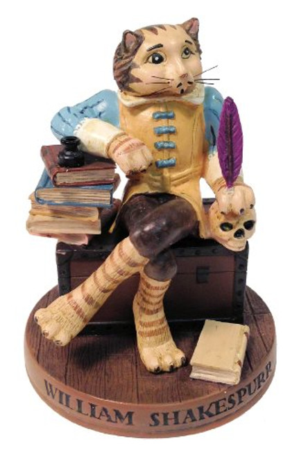 Ertl Collectibles Cat Hall of Fame William Shakespurr Figurine - 4" Tall Ertl Collectibles Cat Hall of Fame William Shakespurr Figurine - 4" Tall