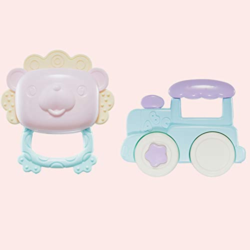 BBpipile Baby Rattles Teethers Set Grab Spin Rattles Early Educational Toy Gift for Newborn Baby Toddler