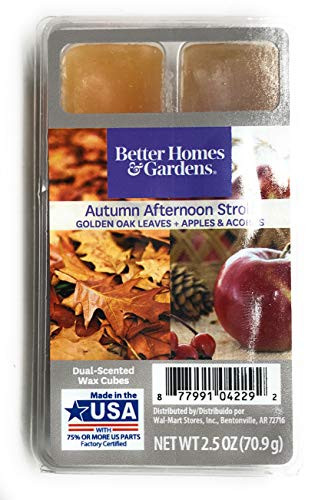 Better Homes and Gardens Autumn Afternoon Stroll Dual-Scent Wax Cubes