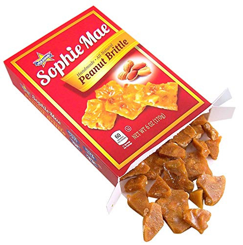 Sophie Mae Handmade Peanut Brittle Bites 6 Ounce Box
