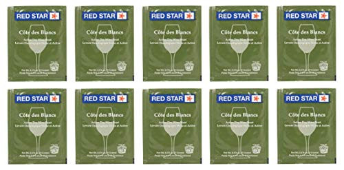 Red Star Cote des Blancs Wine Yeast - Pack of 10 - North Mountain Supply Fresh Yeast