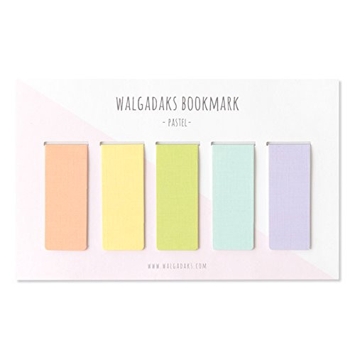 Monolike Magnetic Bookmarks Pastel Set of 5