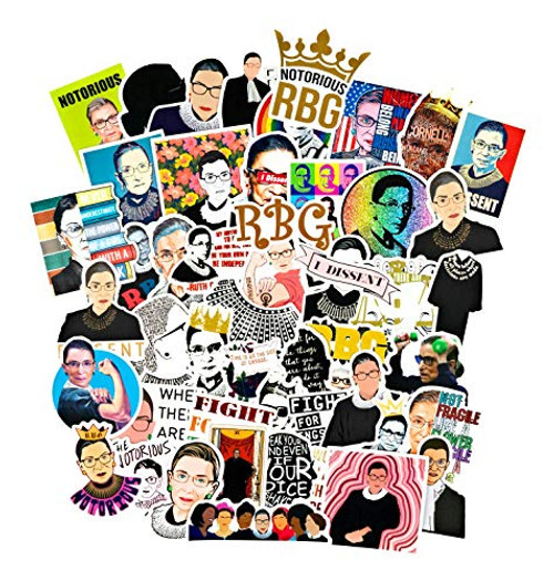 50PCS RBG Stickers Ruth Bader Ginsburg Waterproof Decals for Laptop Luggage Travel case car Motorcycle 1 Pack 50PCS RBG Stickers Ruth Bader Ginsburg Waterproof Decals for Laptop Luggage Travel case car Motorcycle 1 Pack