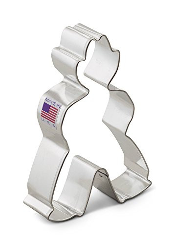 Ann Clark Cowboy Cookie Cutter - 4.25 Inches - Tin Plated Steel