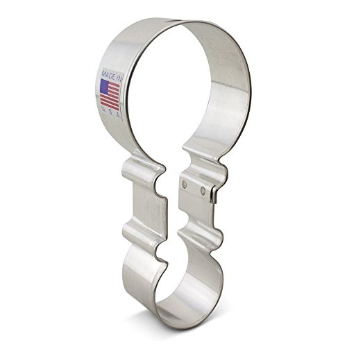 Ann Clark Baby Rattle Cookie Cutter - 4.5 Inches - Tin Plated Steel