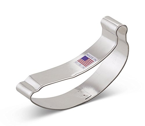 Ann Clark Banana Cookie Cutter - 4 Inches - Tin Plated Steel Ann Clark Banana Cookie Cutter - 4 Inches - Tin Plated Steel