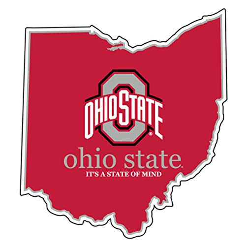 Craftique Ohio State Decal State of Mind State Decal 4 4