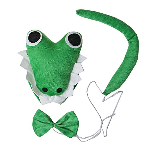 Kirei Sui Kids Crocodile Headband Bowtie Tail 3pcs Costume