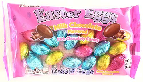 Palmer 1 Bag Milk Chocolate Flavored Easter Eggs Rich Chocolaty Candy - Net Wt_ 4_5 oz  128 g