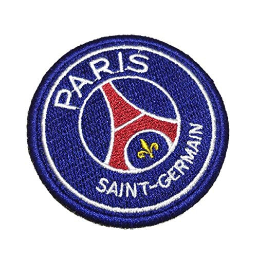 TIFR009T Paris Saint Germain PSG Shield Football Soccer Embroidered Patch Iron or Sew Size 2_75 x 2_75 in