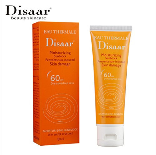DISAAR SPF 60 Moistening Sunblock Sunscreen Cream For Dry Sensitive Skin 80ml DISAAR SPF 60 Moistening Sunblock Sunscreen Cream For Dry Sensitive Skin 80ml