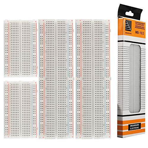 Aokin 4PCS Breadboards Kit Include 2PCS 830 Point 2PCS 400 Point Solderless Breadboards for Arduino Proto Shield Distribution Connecting Blocks