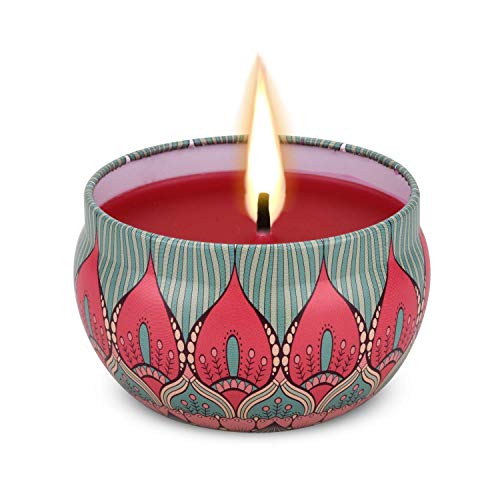 Nancia Scented Candles Gift Set Rose Soy Wax Tin Candles Natural Fragrance Candles for Stress Relief and Aromatherapy Candles 1 Pack Nancia Scented Candles Gift Set Rose Soy Wax Tin Candles Natural Fragrance Candles for Stress Relief and Aromatherapy Candles 1 Pack