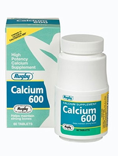 Rugby Calcium Carbonate 600mg 60 Tablets each