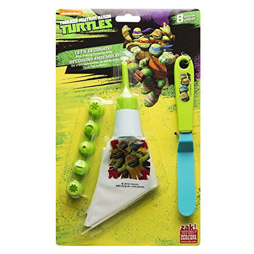 Zak Designs Lets Decorate! Frosting Bag and 6 Tips for Cooking with Kids, Ninja Turtles