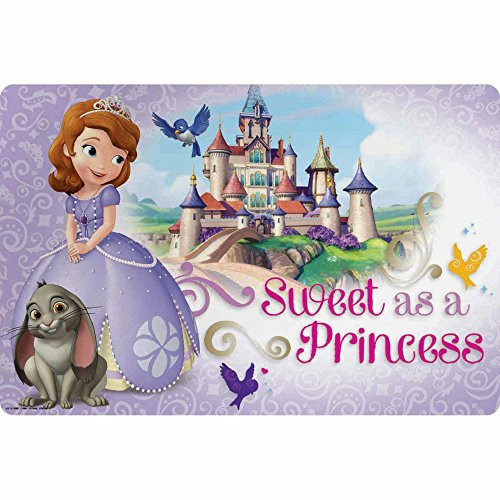 Zak Designs First Kids Placemat Set of 1 Princess Sofia
