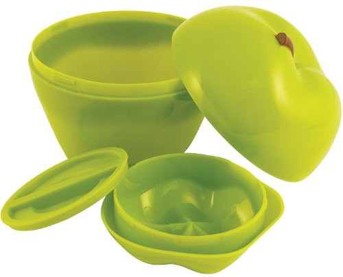 Hutzler Snack Attack Apple & Dip To-Go Set, Green
