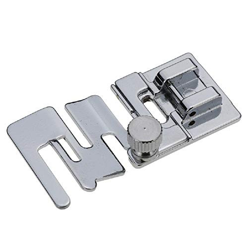 TFBOY Domestic Sewing Machine Presser Foot Elastic Snap On Cord Band Fabric Stretch Foot 9907-6 for Brother Singer Feiyue Janome Juki etc TFBOY Domestic Sewing Machine Presser Foot Elastic Snap On Cord Band Fabric Stretch Foot 9907-6 for Brother Singer Feiyue Janome Juki etc