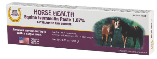 Horse Health Ivermectin Paste 1_87 Dewormer 0_21 oz