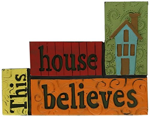 Blossom Bucket 151-89431This House Believes Stacked Blocks Decorative Item 3-34 x 3