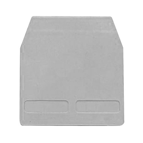 ASI CR111GR End Cover for Type CBC16PTGR Screw Clamp Terminal Blocks 1_5 mm Wide Gray Pack of 25