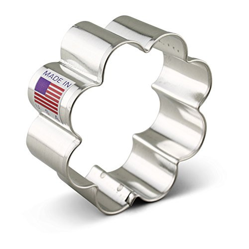 Ann Clark Small Flower Cookie Cutter - 2.5 Inches - Tin Plated Steel Ann Clark Small Flower Cookie Cutter - 2.5 Inches - Tin Plated Steel