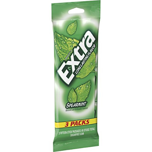 Extra Spearmint Sugarfree Gum 45 ct