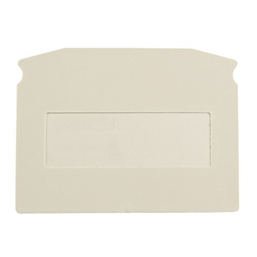 ASI ASI272002 End Cover for Ring Lug DIN Rail Mounted Terminal Blocks ASI271006 Pack of 100