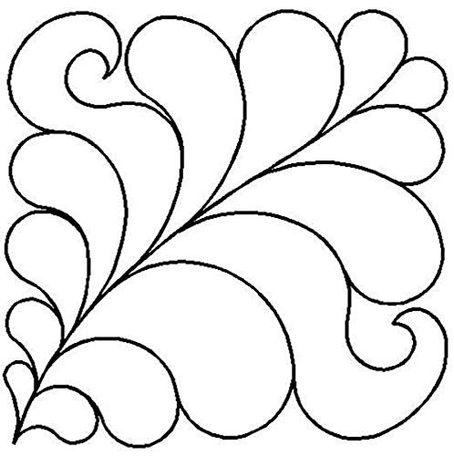 Quilting Creations Feather Block Quilt Stencil 5