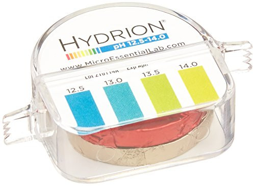 Micro Essential Lab 161 Polystyrene Hydrion Wide Range pH Test Paper Dispenser 1-12 pH and 12_5-14_0 pH Double Roll