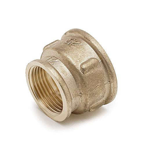 Reducing Coupling 34 Female x 1 Female Threaded Brass Construction NPT