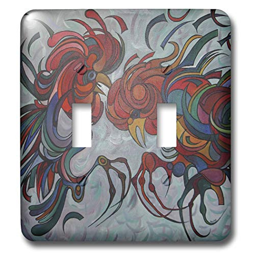 3dRose lsp-46727-2 Fowl Play Toggle switch