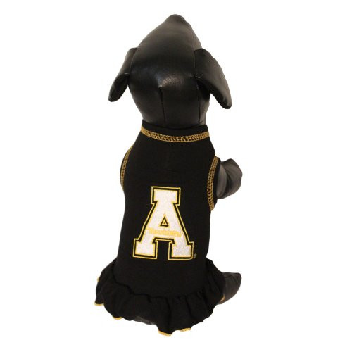 NCAA Appalachian State Mountaineers Cheerleader Dog Dress Team Color XX-Small NCAA Appalachian State Mountaineers Cheerleader Dog Dress Team Color XX-Small