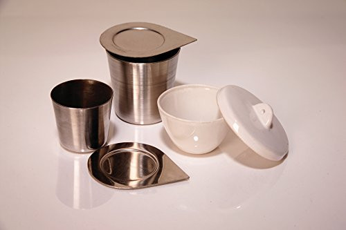 United Scientific Supplies SSR100 Crucible 57 mm Top Outside Diameter 55 mm Height Degrees C 100 mL
