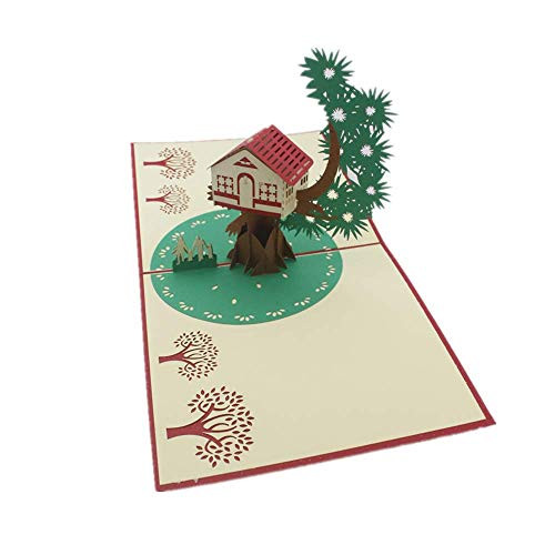 Pop Up Card - Greeting Card 3D Cards Fall Card Thanksgiving Card Anniversary Cards Pop Up Birthday Card and Tree Card ? Tree house