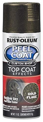 Rust-Oleum 297339 Peel Peelable Coating 10 oz Metallic Gold Flake
