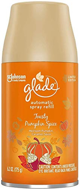 Glade Automatic Spray Refill 1 CT Toasty Pumpkin Spice 6_2 OZ_ Total Air Freshener Glade Automatic Spray Refill 1 CT Toasty Pumpkin Spice 6_2 OZ_ Total Air Freshener