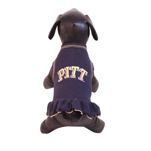 NCAA Pittsburgh Panthers Cheerleader Dog Dress Team Color XX-Large