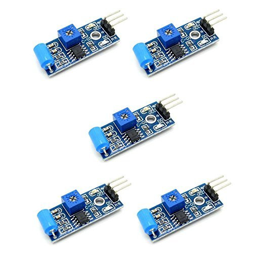 5PCS Vibration Sensor Module SW-420 Alarm Switch DIY Normally Closed High Sensitive Efficient Module for Arduino