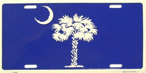 South Carolina Flag License Plate South Carolina Flag License Plate
