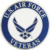 United States Air Force Symbol Veteran - Original Artwork Expertly Designed PIN - 1_5