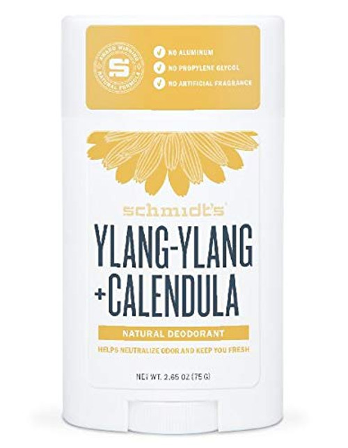 PACK OF 2 Schmidts Deodorant Ylang-ylang  Calendula Deodorant Stick 2_65oz