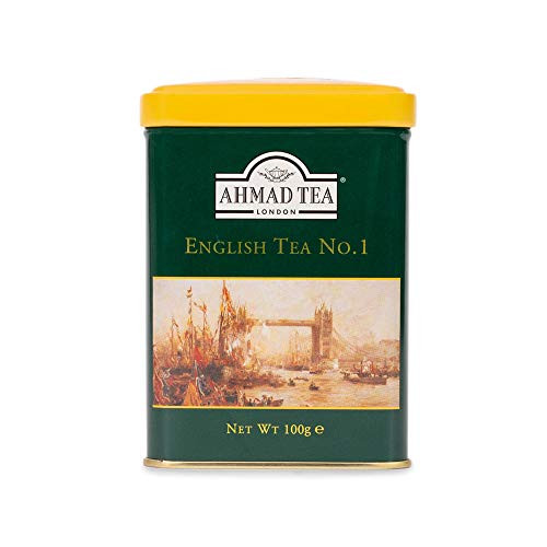 Ahmad Tea Caddy Gift Tin English Scene English Tea No_1 100 Gram