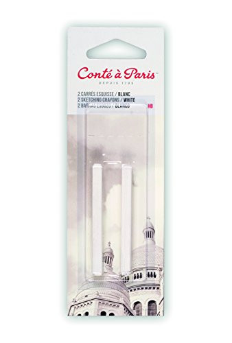 Conte à Paris HB 2 Count Sketching Crayons White